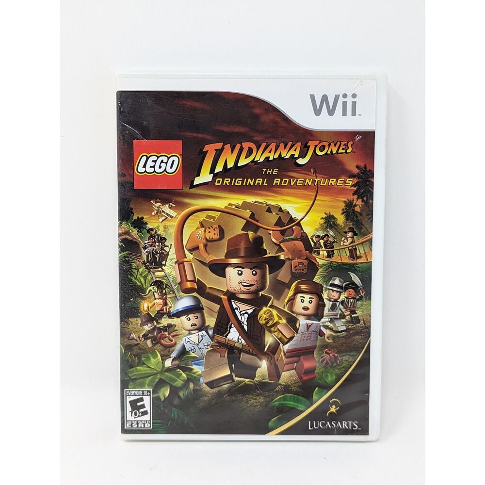 Lego Indiana Jones: The Original Adventures Nintendo Wii Game CIB Manual Tested